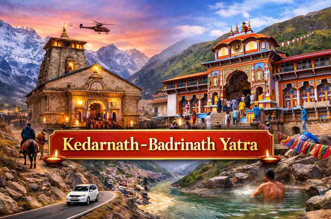 Kedarnath & Badrinath Yatra Package 4N-5D From Haridwar - Fixed Departure