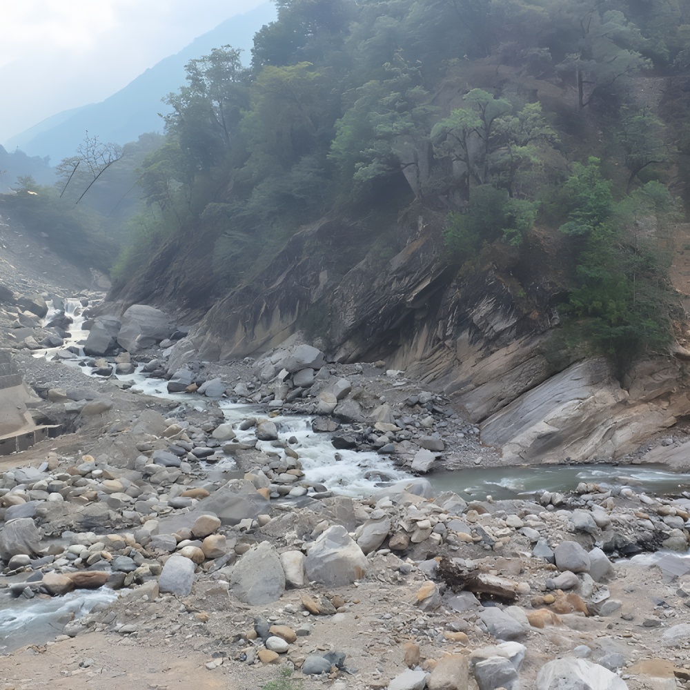 Sonprayag Sangam Viewpoint