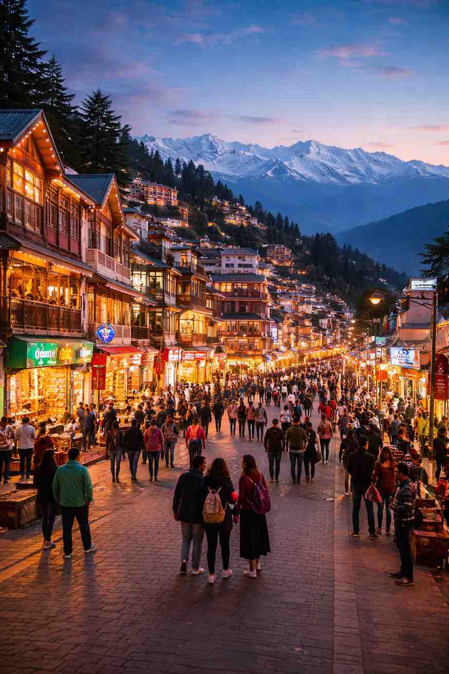 Mall Road, Mussoorie