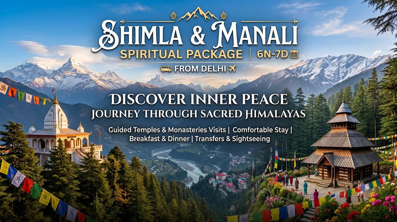 Shimla & Manali Spiritual Package 6N-7D from Delhi